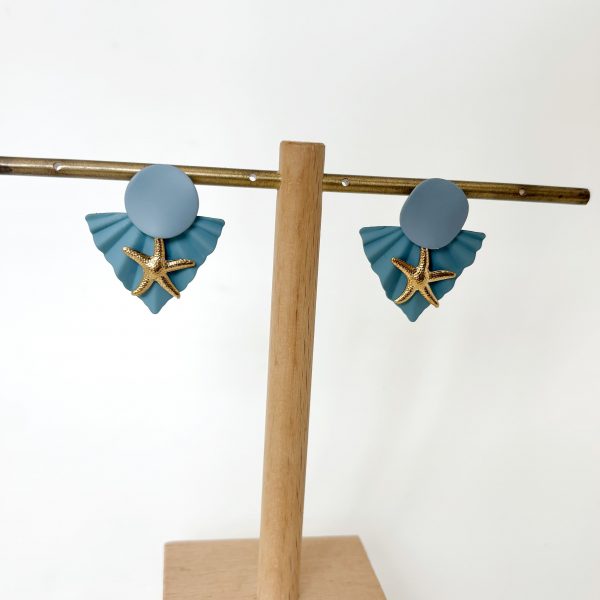 pendientes More azul